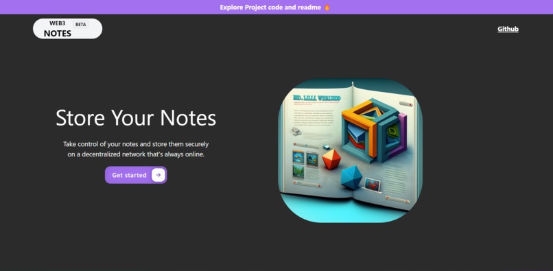 web3-notes – screenshot 5