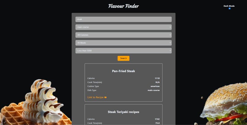 FlavourFinder – screenshot 1