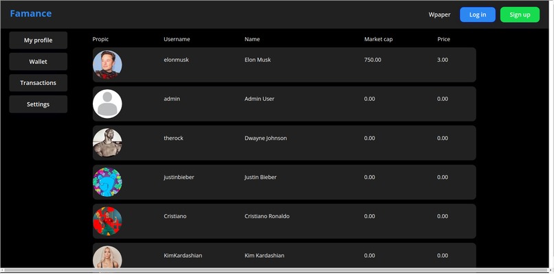 Famance – screenshot 1
