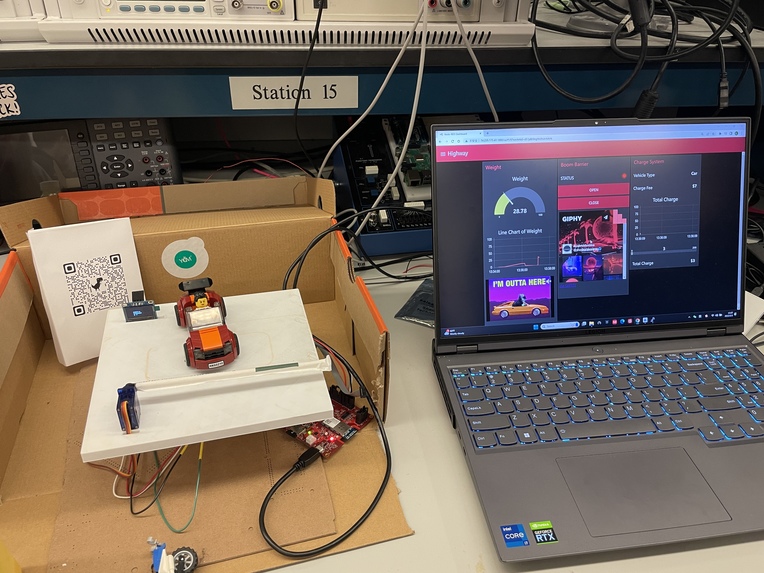 ESE5160 IoT Highway Toll Station Charging System – screenshot 2
