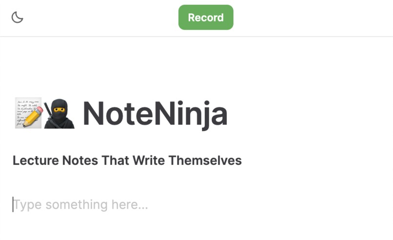NoteNinja – screenshot 1