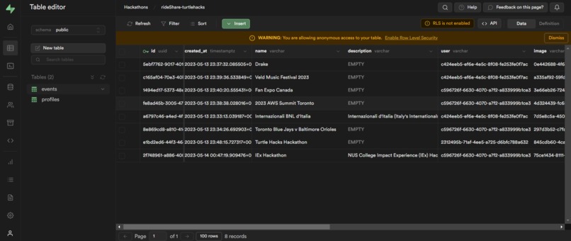RideShare – screenshot 2