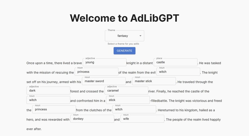 AdLibGPT – screenshot 1