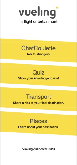 Vueling - in flight entertainment – screenshot 2