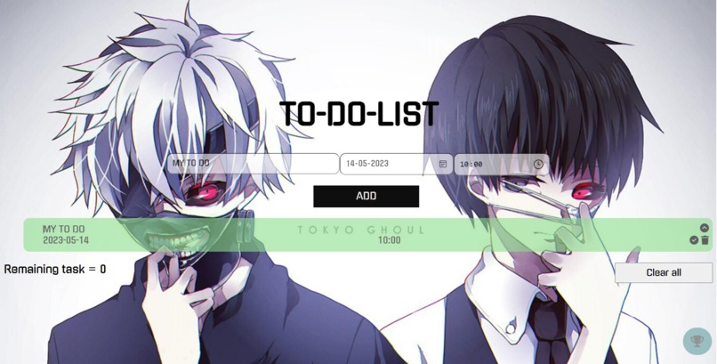 To-do-list – screenshot 2