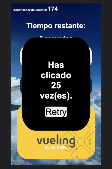 Vueling Clicker – screenshot 1