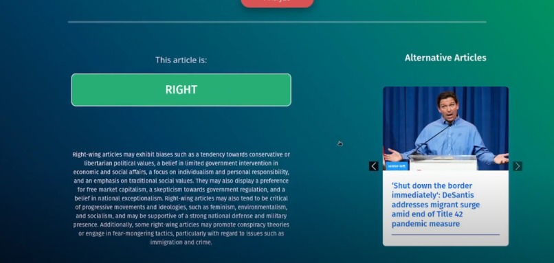 KnowYourBias – screenshot 2