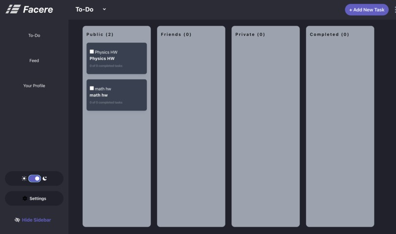 Facere – screenshot 1