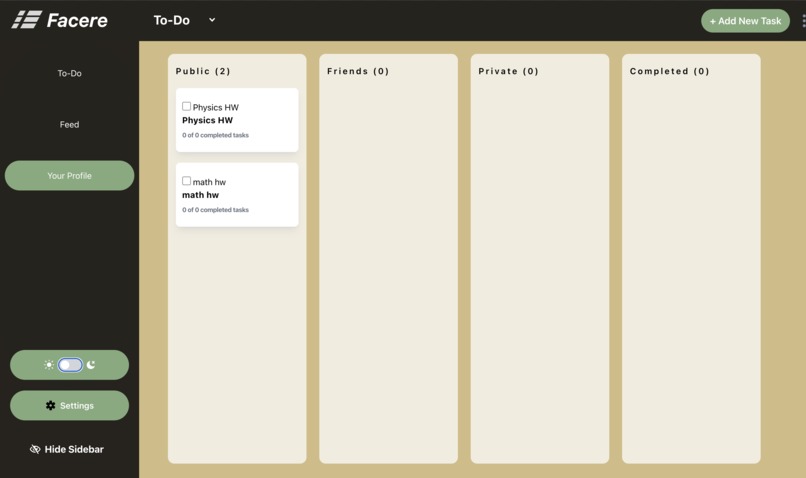 Facere – screenshot 2