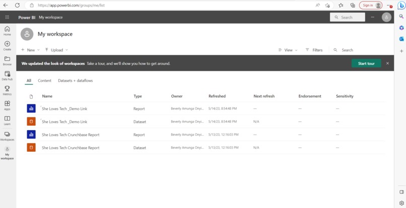 She Loves Tech (Crunchbase Live Reporting) – screenshot 8