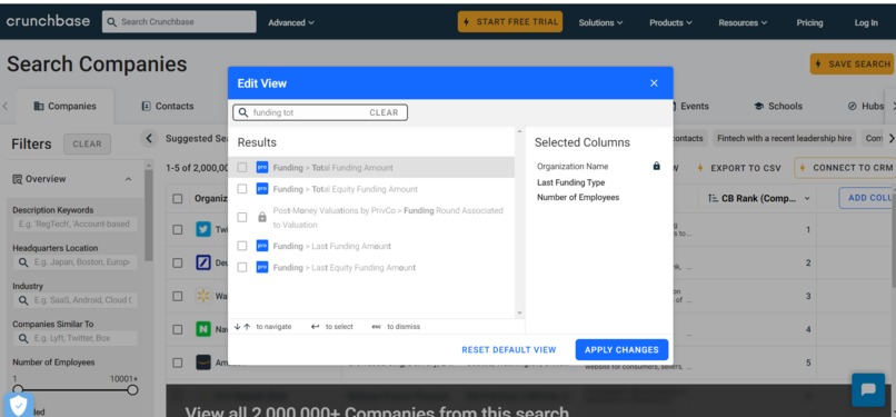 She Loves Tech (Crunchbase Live Reporting) – screenshot 2