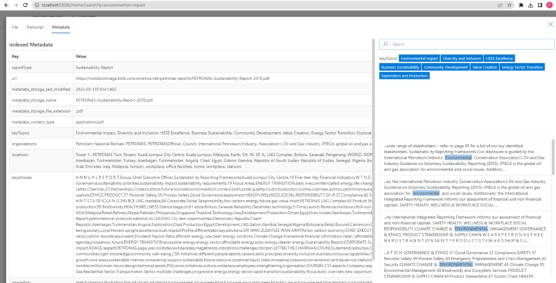 Petronas - PetroNet, an AI-Powered Cognitive Search Solution – screenshot 6