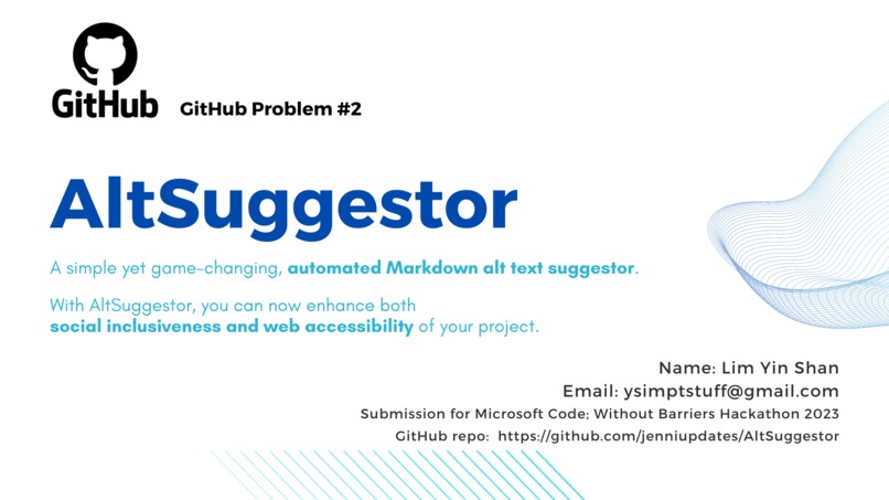 GitHub 2: AltSuggestor – screenshot 1