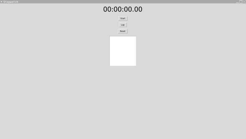 Stopwatch App – screenshot 1