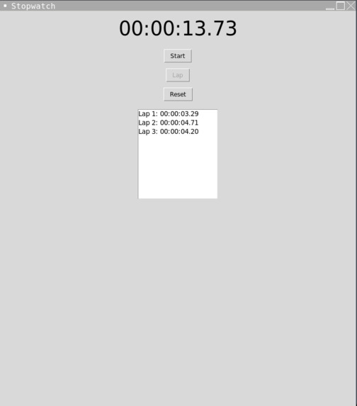 Stopwatch App – screenshot 2