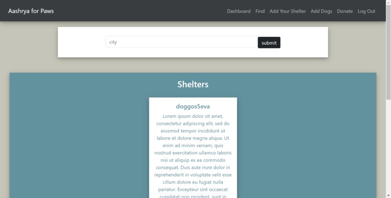 Aashrya for Paws – screenshot 8