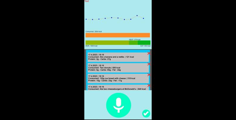 AI Fitness and calorie tracker!  – screenshot 1