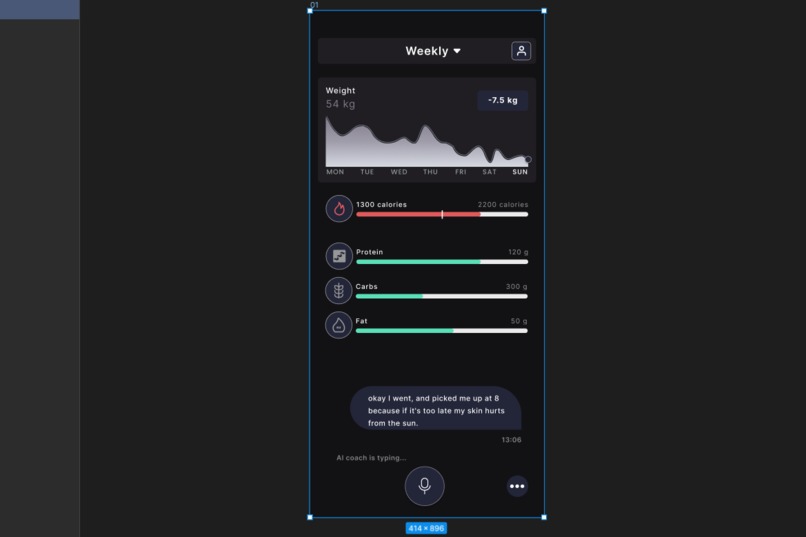 AI Fitness and calorie tracker!  – screenshot 2