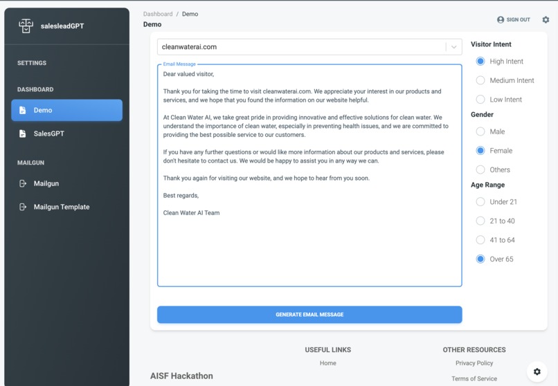 Sales Lead GPT – screenshot 2