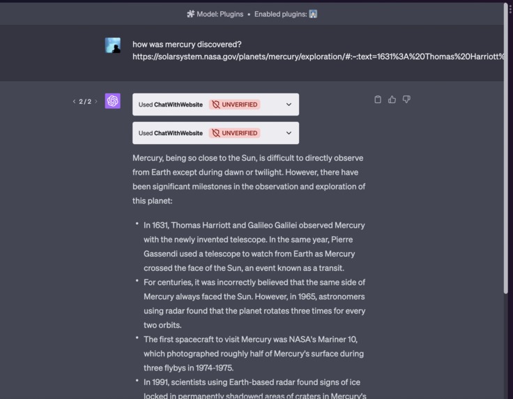 ChatWithWebsite – screenshot 1