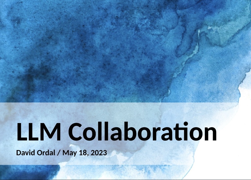 LLM Collaboration – screenshot 1