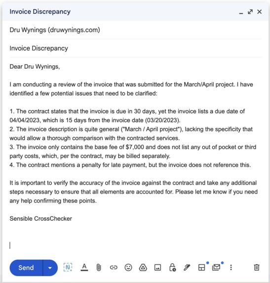 Sensible CrossCheck – screenshot 2