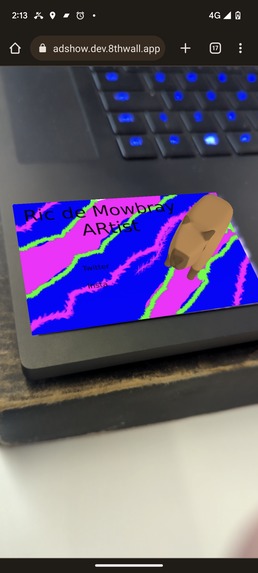 Business Card test – screenshot 1