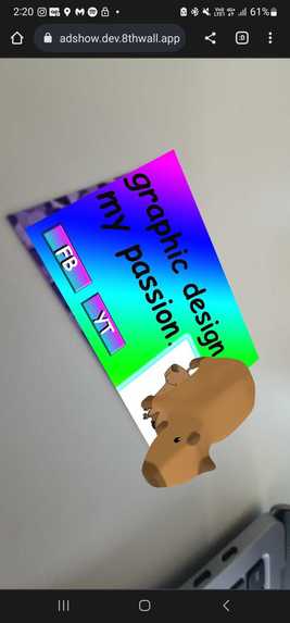 graphic design studio business card – screenshot 3