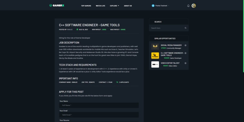 GamerX - A platform for gamers – screenshot 7