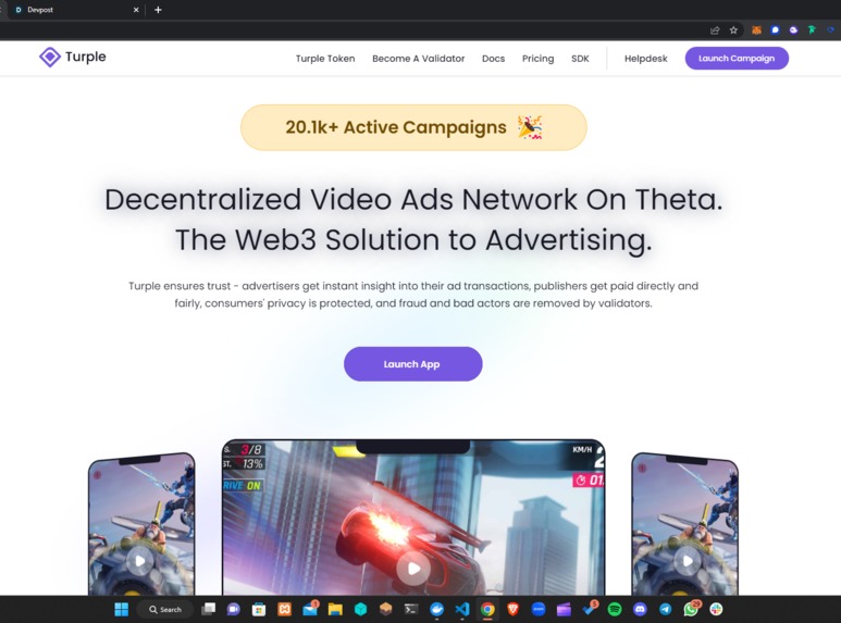 Turple |  The Web3 Solution to Advertising – screenshot 1