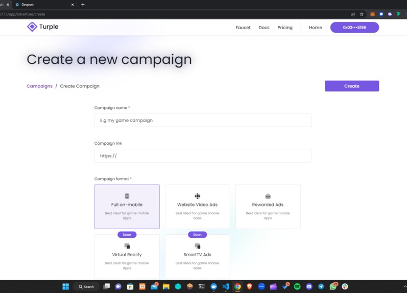 Turple |  The Web3 Solution to Advertising – screenshot 4