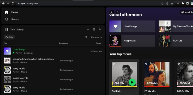 Mood Playlist – screenshot 1