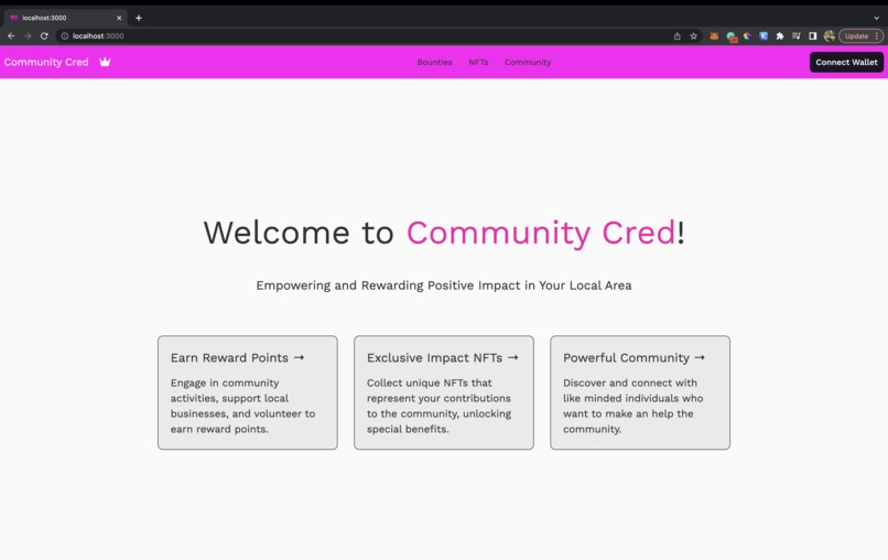 Community Cred – screenshot 1