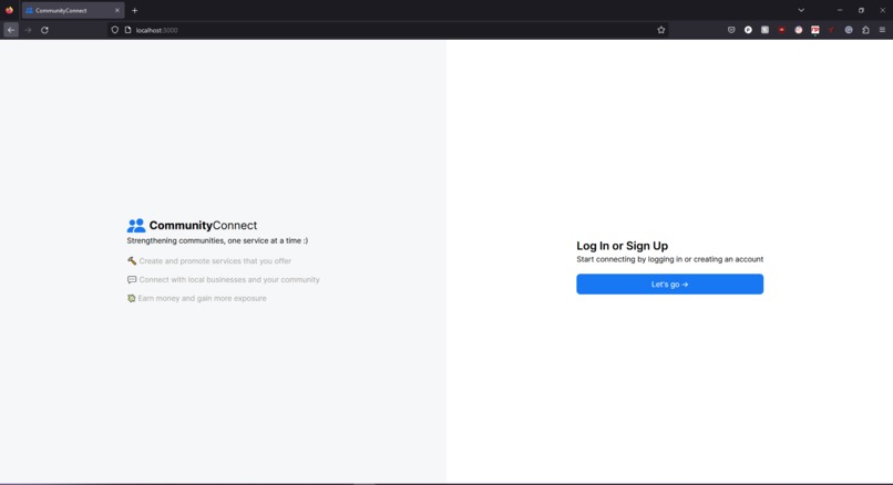 CommunityConnect – screenshot 1