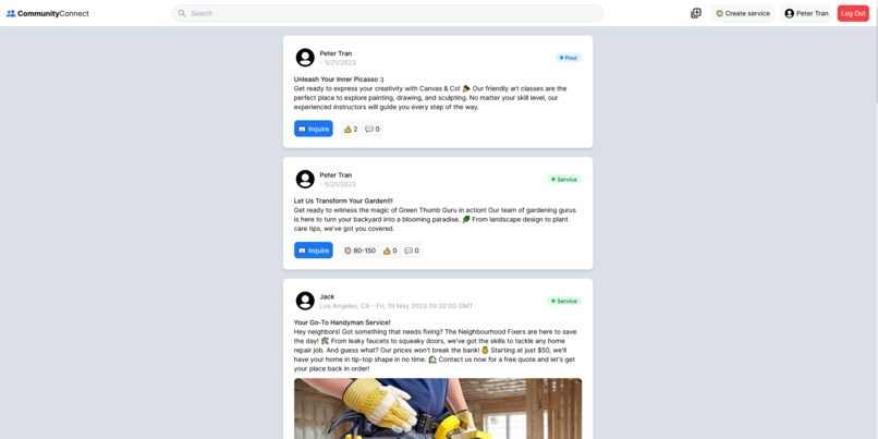 CommunityConnect – screenshot 3