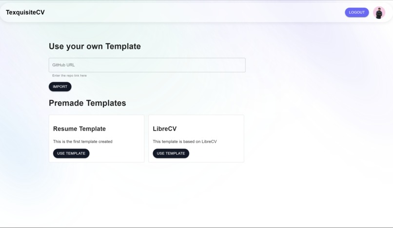 TexquisiteCV – screenshot 1