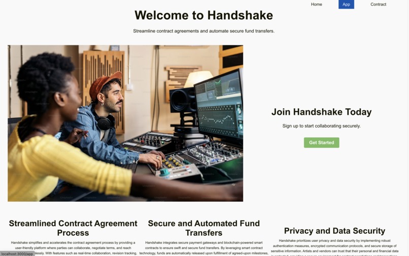 Handshake – screenshot 1