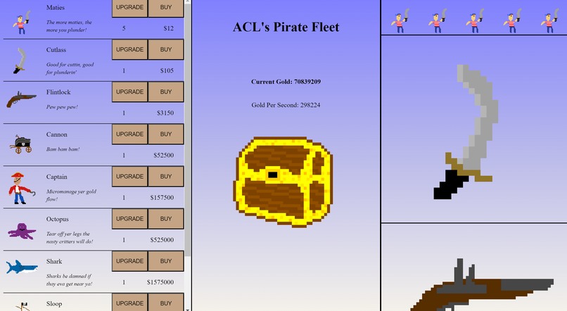 Pirate Clicker – screenshot 1