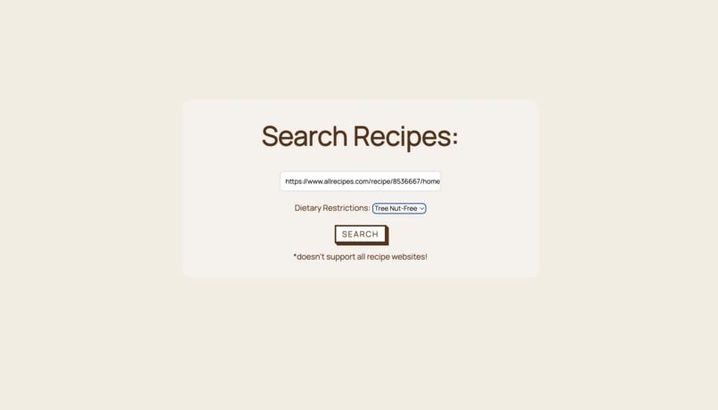 RareRecipify – screenshot 1
