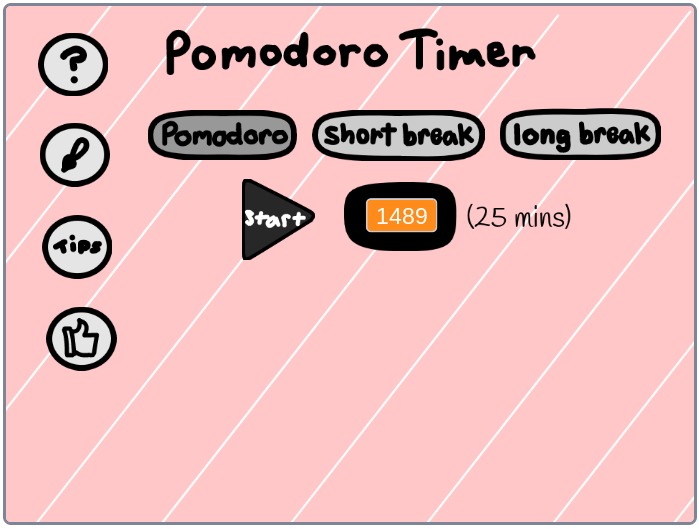 Pomodoro Timer – screenshot 1