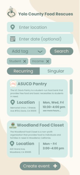 Yolo county Food Rescues – screenshot 1