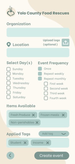Yolo county Food Rescues – screenshot 2