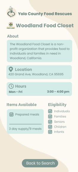 Yolo county Food Rescues – screenshot 3