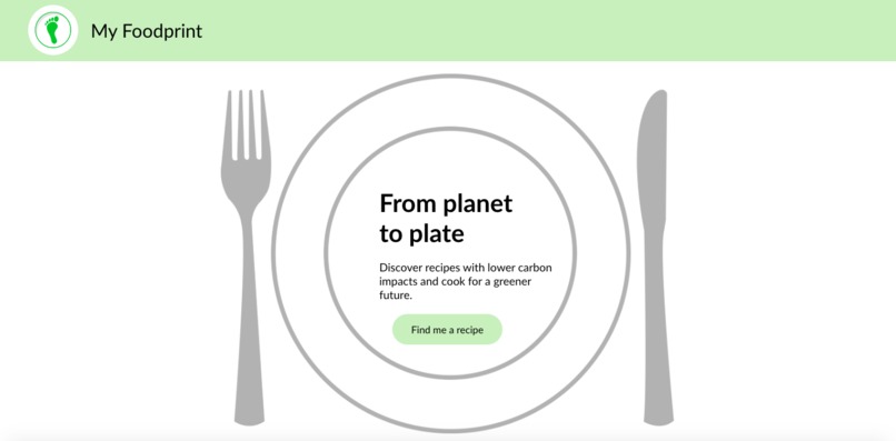 My FoodPrint – screenshot 1