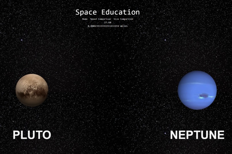 Space Education Website – screenshot 2