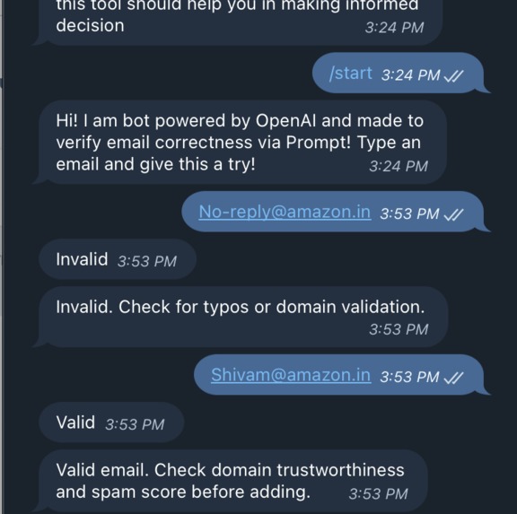 Email Validator  – screenshot 2