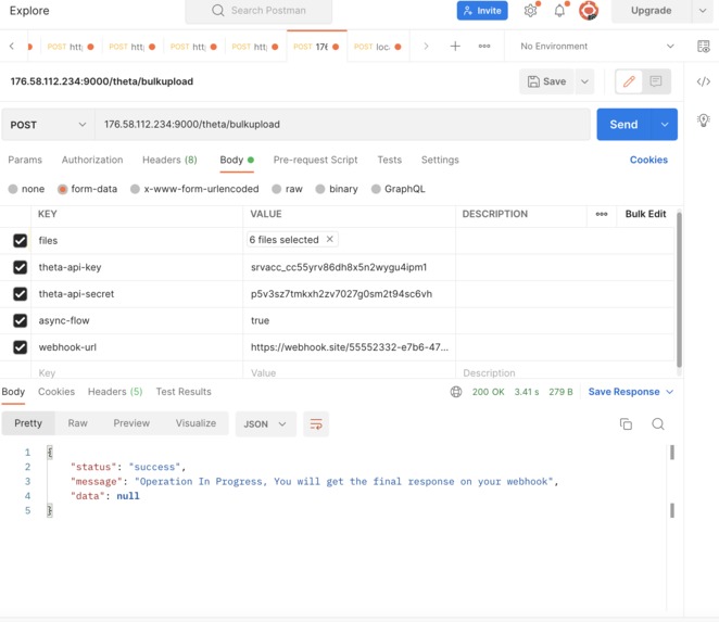  Theta Video Bulk Upload Service – screenshot 1