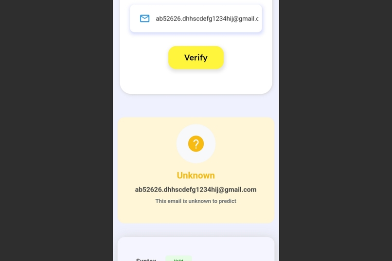 Zero Bounce Mobile – screenshot 2