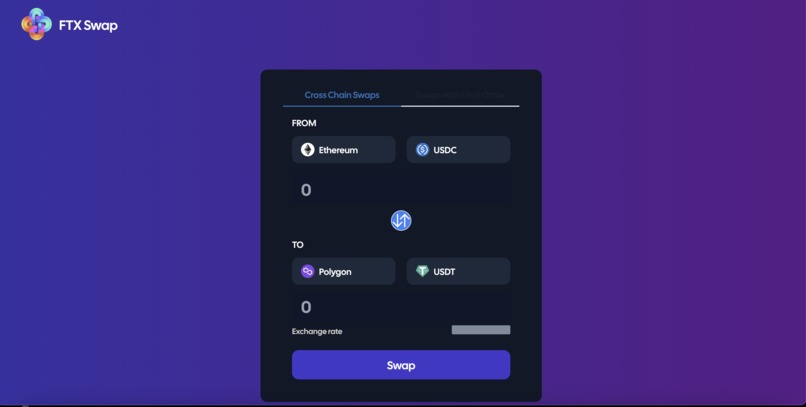FTXSwap – screenshot 1