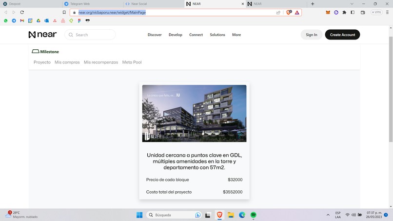 Milestone – screenshot 3
